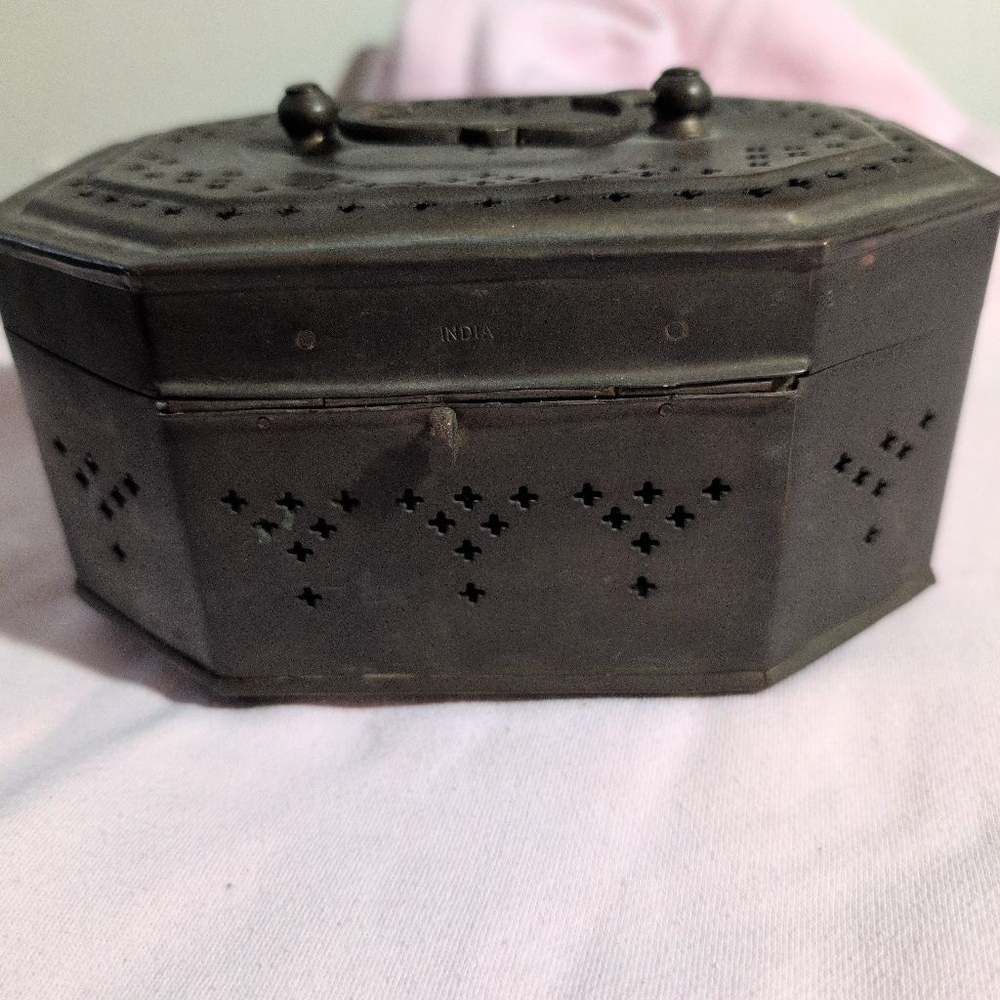 Bronze Octagonal Jewelry Organizer One Size - Picture 4 of 4